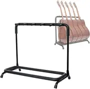 Multi-Guitar Stand,3/5/7 Slot Display Stand,Foldable Stand with Rubber Pads,Can Hold Multiple Guitars,for Band, Stage,Guitar Stand for Acoustic Guitar and Bass Guitar, Guitar Not Included,5