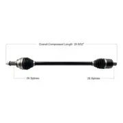 Tytaneum Heavy Duty Complete Axle #813-0326 Polaris RZR XP 1000
