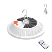 Rechargeable 120 LED Camping Tent Light USB Solar Lantern Outdoor Lamp + Remote