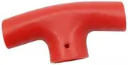2X Accessories for Sponsors, Long Lifespan, Soft, Pp, Red, Snow Sponsorship for Garden Spades, Ditch, Rakes, Garden Equipment, Short T-Type