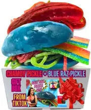 Chamoy Pickle Kit With Blue Takis + Blue Raspberry Pickle Kit Gift Box by Food