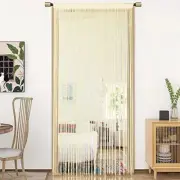 39x110 Inch String Door Curtain for Doorways Windows Bedroom Closet Room Divider