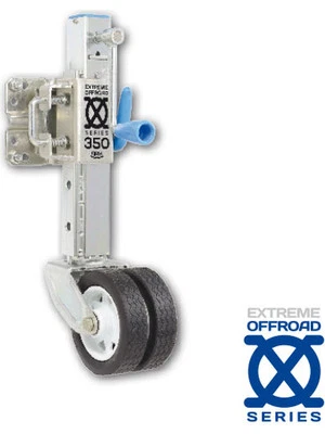 ARK Extreme Off-Road Jockey Wheel 350Kg Rated Adjustable Height Dual (ORJW350)