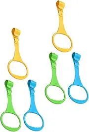 CIMAXIC Boy Girl Exercise Arm Strength Ring Pcs Pull Rings for Crib Safe Non-Detachable Promoting Balance Stability