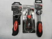 Sheffield 3-Piece House Stubby Tool Set Wrench Screwdriver Ratchet - 3 pcs