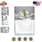 Versatile 14 x 90 Inch White Linen Table Runner - Easy Care & Timeless Style