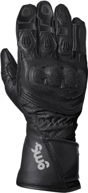 GMS GR-1 SF perforated Motorcycle Gloves, black, Size S for Men