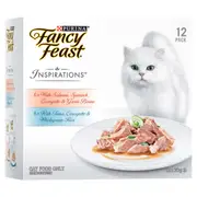 Fancy Feast Inspirations Salmon and Tuna Wet Cat Food 12x70g 12pk