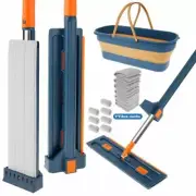 Mop 360° Rotating Wet Cleaning Magic Self Wringing Mop 42CM + Foldable Bucket