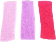 [Abaodam] Sweatband Headband for Women 3 Pack Portable Yoga Headbands Soft Elastic for Gym Sports Daily Wear
