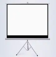 Portable Projection Screen, Foldable Projector Screen White Wall Mountable Movie Screens for Gatherings Small Parties Outdoor Indoor Entertainment(111x65cm/44x26in)