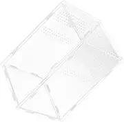 GALPADA Modular Design Jumping Spider Habitat Box Acrylic Reptile Feeding Container Ventilation for Breeding