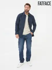 FatFace Indigo Blue Cargo Jeans (E52008) | $159