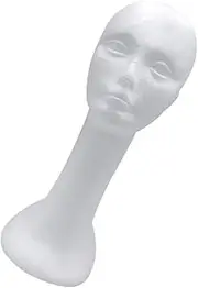 VICASKY Mannequin Head Hat Display Holder Durable Hat Storage Rack for Wigs Caps Headwear Elegant Design for Decoration Display for Home Retail Use
