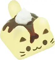 Rturbraz Handmade Cartoon Cat Keycap,Custom 3D Artisan Keycap,Cute Clay ESC Key Caps Personalized Replacement Key Caps for Cherry MX Mechanical Gaming Keyboard (Creamy Cat)
