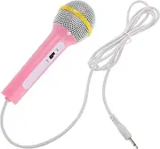 FRCOLOR Microphone for Amplifying Mic Portable Karaoke Device for Singing Early Education Family Gatherings High Sensitivity Sound Replaceable Design