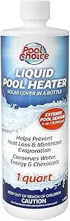 SpaChoice 1-Quart Premium Liquid Pool Heater Solar Cover in a Bottle, Liquid Solar Blanket for Pool, Made in USA