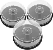 OKUMEYR 3pcs Plastic CD Dvd Storage Container Dustproof Scratch Resistant Organizer Case for Discs Durable Reliable Home Storage for Empty Dvd Cases