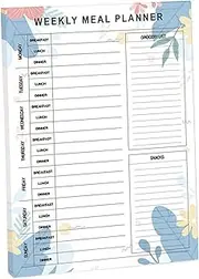 Weekly Meal Planner, Daily Meal Planner, Healthy Diet Tracking, User Friendly, 60 Sheets, 21 Cm, For Men, Women