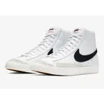 耐吉 NIKE BLAZER MID '77 復古鞋白黑 BQ6806-100 男式尺碼全新