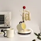 6 Hooks Cup Drying Rack Non Slip Coffee Cup Holder Mug Holder Tree Home