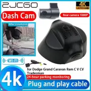 4K 2160P Wifi DVR Dash Cam Camera for Dodge Grand Caravan Ram C V CV Tradesman