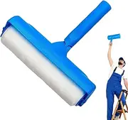 Ceiling Paint Roller, Adjustable Head Ceiling Paint Roller, Painting Ceilings Walls, Comfortable Grip, Sturdy and Reusable, 25.4x24.9cm for Furniture Door Cabinet Home Improvement