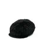 [Tagliatore] Tagliatore Textured Baker Boy Hat 58 CM BLACK