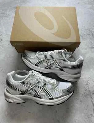 Asics Gel 1130 White/Pure Silver - Size UK 7.5 1201B020-100 ✅️ TRUSTED SELLER