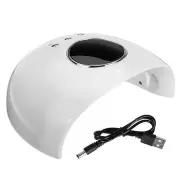 LED UV Nail Polish Dryer Lamp Gel Acrylic Curing Light Spa Professional Kit - 120W - White