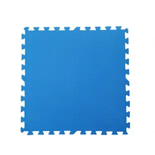 【新生活家】EVA運動安全地墊62x62x1.3cm-藍色(12片入)