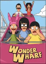 BOB'S BURGERS WONDER WHARF ATA-BOY MAGNET 2.5” X 3.5” NEW