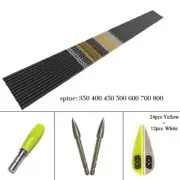 +/-0.001 Arrows Archery Spine 350 - 1000 ID4.2mm Shaft V1 V3 Vanes Recurve Bow