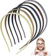 ELAYARD 6 Pcs Anti-slip Glasses Headband Hairband for Women Elastic Headbands for Headbands for Women Non Slip Headbands for Glasses Wearers Plain Headbands for Crafts Plastic
