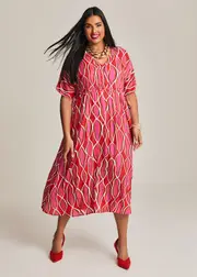[TS] Taking Shape Natural Alfresco Maxi Dress Size 12 in Print, Viscose - Plus Size Women's Clothing Print