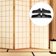 2 Pcs Screen Partition Base Thickened Divider Bracket Feet Office Baby