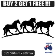 LARGE HORSES STICKER POPULAR HORSE FLOAT TRAILER DECAL