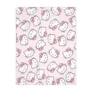 Hello Kitty Velveteen Double Sided Microfiber Blanket