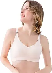[BEEAN] Maternity Nursing Bra Cotton Non-Wired Bra with Extra Bra Extenders