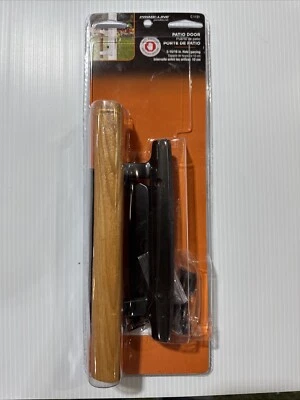 Prime-Line C-1131 Handle Set, Die-Cast/Wood, Wood, 1 To 1-1/2'' in Thick Door