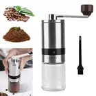 Stainless Steel Manual Coffee Grinder Portable Coffee Bean Mill & 6 Coarseness