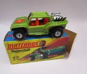 MATCHBOX BAJA BUGGY 13 Superfast Mint Box and Car