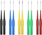 10 Pcs FUNCYboo Probe Pin, Test Back Probe Kit 0.7mm Test Probe Non-Destructive Insulation Wire Piercing Needle Multimeter Test Probe Pins for Banana Socket Tester Car Tester