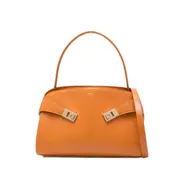 [Ferragamo] Ferragamo Hug Curved-top Clasp Tote Bag ONE SIZE ORANGE