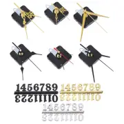 6 Sets Clock Accessory Replacement Movement Quartz Mechanism Digital