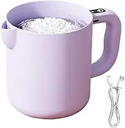 Electric Mixer - Electric Egg Beater | Automatic Rice Washer, 1 L Mixing Bowl Portable Filter Machine, Multifunctional Automatic Stirring Bowl, Baking Tools Kitchen Gadgets For Cooking Baking