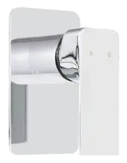 [Cefito] Shower Mixer Tap Wall Bath Taps Brass Hot Cold Basin Bathroom in Chrome