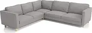 The Heavy Duty Cotton Karlstad Corner Sofa Cover (2+3/3+2) Replacement, is Custom Made Compatible for IKEA Karlstad Sectional Slipcover Replacement (Light Gray Cotton Karlstad Sectional)