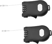 Milisten 2Pcs Portable Safety Snowboard Lock Coded Cable Lock for Bikes Helmets Sports Equipment Compact Lightweight Design for Outdoor Adventures Secure Travel Luggage Gear