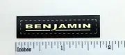 Benjamin Miracord Turntable Dust Cover Badge Custom Aluminum Free Shipping